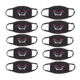 Maxbell 20xUnisex Antidust Mask Muffle Mask Cute kaomoji Emoticon Mouth Mask