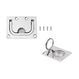 Maxbell 2pcs Boat Hatch Locker Lift/ Pull Ring Handle - Marine Grade 316 Stainless Steel