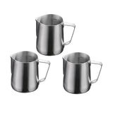 Maxbell 3pcs Latte Milk Tea Frothing Jug Garland Cup Coffee Machine with Scale 600ML