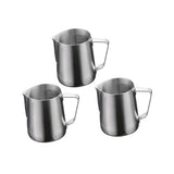 Maxbell 3pcs Latte Milk Tea Frothing Jug Garland Cup Coffee Machine with Scale 600ML