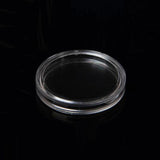 Maxbell 300 Pieces Clear Round Boxed Coin Holder Container Plastic Capsules Coin Box Display Cases 26mm 27mm 32mm Mixed