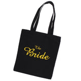 Maxbell 2 Pieces Wedding Party Bridal Bridesmaid Tote Bags Hen Night Party Gift Bags