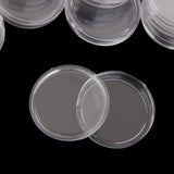 Maxbell 200 Piece 40.6mm Clear Coin Capsules Containers Boxes Coin Display Holders Round Case