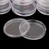 Maxbell 200 Piece 40.6mm Clear Coin Capsules Containers Boxes Coin Display Holders Round Case