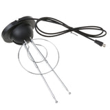 Maxbell 4x Universal Indoor Rabbit Ear TV Antenna for HDTV VHF UHF Dual Loop Coaxial