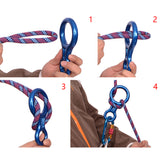 Maxbell 3 Pieces 35KN Figure 8 Belay Devices Climbing Mountaineering Rappelling Ring