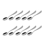 Maxbell 10 Piece Tea Coffee Dessert Spoons Teaspoon Stainless Steel Kitchen Cutlery