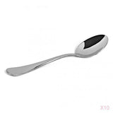 Maxbell 10 Piece Tea Coffee Dessert Spoons Teaspoon Stainless Steel Kitchen Cutlery