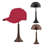 Maxbell 2 Piece Retro Metal Hat Display Holder Storage Organizer Caps Wig Stand Rack