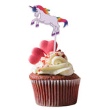 Maxbell Funny Cute Unicorn Aluminum Foil Large Balloon Cupcake Picks Party Decoration