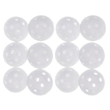 Maxbell 12 Pieces Plastic Lightweight Practice Balls for Golf Tennis Training