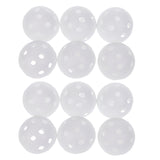 Maxbell 12 Pieces Plastic Lightweight Practice Balls for Golf Tennis Training