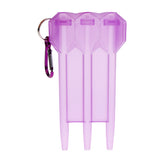 Maxbell 2 Pieces Portable Nylon Dart Storage Box Transparent Dart Case with Clip