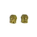 Maxbell 60PCS 3D Shiny Buddha Spiritual Alloy Spacer Beads DIY Jewelry Colorful