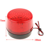 Maxbell Set 3 Dia. 10cm Round Caution Warning Light Lamp Traffic Alarm Flash Light