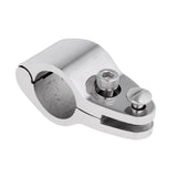 Maxbell 2 Pieces Boat Canopy Fitting Tube Clamp Fits 0.87" Outer Diameter Tube Frame Hinged