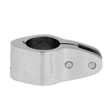 Maxbell 2 Pieces Boat Canopy Fitting Tube Clamp Fits 0.87" Outer Diameter Tube Frame Hinged