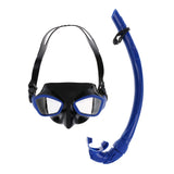 Maxbell Scuba Diving Snorkeling Goggles Glasses Mask Snorkel Tube + Dive Mask Strap