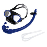 Maxbell Scuba Diving Snorkeling Goggles Glasses Mask Snorkel Tube + Dive Mask Strap