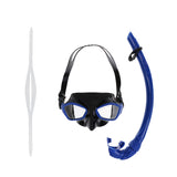 Maxbell Scuba Diving Snorkeling Goggles Glasses Mask Snorkel Tube + Dive Mask Strap