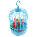 Maxbell Voice Control Electric Bird Pet Toy Induction Simulation Bird Cage Birdcage