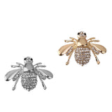 Maxbell 2 Pieces Lovely Cute Honey Bee Rhinestone Brooch Pin for Women Party Gifts