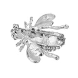 Maxbell 2 Pieces Lovely Cute Honey Bee Rhinestone Brooch Pin for Women Party Gifts