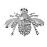 Maxbell 2 Pieces Lovely Cute Honey Bee Rhinestone Brooch Pin for Women Party Gifts