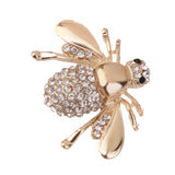 Maxbell 2 Pieces Lovely Cute Honey Bee Rhinestone Brooch Pin for Women Party Gifts