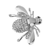 Maxbell 2 Pieces Lovely Cute Honey Bee Rhinestone Brooch Pin for Women Party Gifts