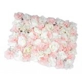 Maxbell 5 Pieces Artificial Flower Wall Panel Wedding Venue Flower Decor Pink