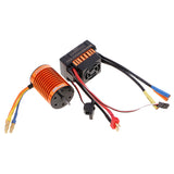 Maxbell F540 3000KV Brushless Motor+45A ESC+ LED Program Card for 1/10 1/12 RC Car