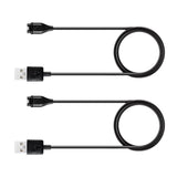 Maxbell 2 Pieces USB Charging Data Sync Cable Cord For Garmin Fenix 5/5S/5X Watch