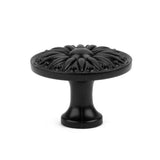 Maxbell 5 Pieces European-style Round Knob Cabinet Drawer Door Pull Handles Black