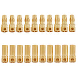 Maxbell 3.5mm Gold Connector Battery ESC Plug Pack of 10 Pairs for RC Car Accessory