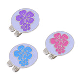 Maxbell 3 Pieces Flower Golf Hat Clip with Detachable Magnetic Golf Ball Marker