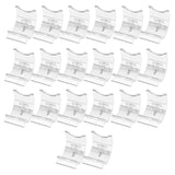 Maxbell 20PCS Lighter Display Stand Clear Acrylic Easel Holder Rack for Lighter