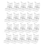 Maxbell 20PCS Lighter Display Stand Clear Acrylic Easel Holder Rack for Lighter