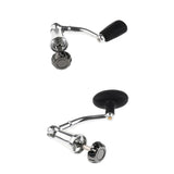 Maxbell 2pcs Foldable Fishing Reel Handle & Knob Spinning Reel Handle S,L