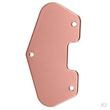 Maxbell 2 Pieces Copper-red Humbucker Pickup Baseplate Base Plate For TL Style Electric Guitar Accessory Replacement DIY