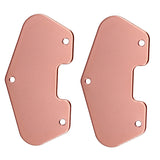 Maxbell 2 Pieces Copper-red Humbucker Pickup Baseplate Base Plate For TL Style Electric Guitar Accessory Replacement DIY