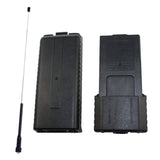 Maxbell Extended 6AA Battery Case Pack Shell+Telescopic Antenna For BaoFeng UV5R