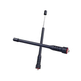 Maxbell Extended 6AA Battery Case Pack Shell+Telescopic Antenna For BaoFeng UV5R