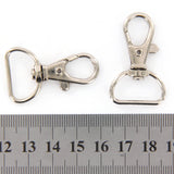 Maxbell 30pcs Silver Lobster Clasps Swivel Trigger Clips Hooks for Purse Bag Straps