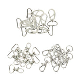 Maxbell 30pcs Silver Lobster Clasps Swivel Trigger Clips Hooks for Purse Bag Straps