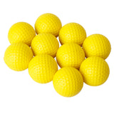 Maxbell 10 Pieces PU Soft Foam Golf Balls + Nylon Mesh Nets Bag Golf 50 Balls Pouch