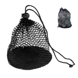 Maxbell 10 Pieces PU Soft Foam Golf Balls + Nylon Mesh Nets Bag Golf 50 Balls Pouch