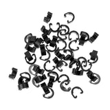 Maxbell 100Pcs MTB Road Bicycle Brake Cable Guides Hose Housing Brake Cable C-Clips