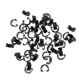 Maxbell 100Pcs MTB Road Bicycle Brake Cable Guides Hose Housing Brake Cable C-Clips