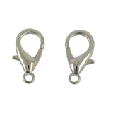 Maxbell 40Pcs Silver Light Gold Plated Lobster Claw Clasps Hooks Findings DIY 18mm